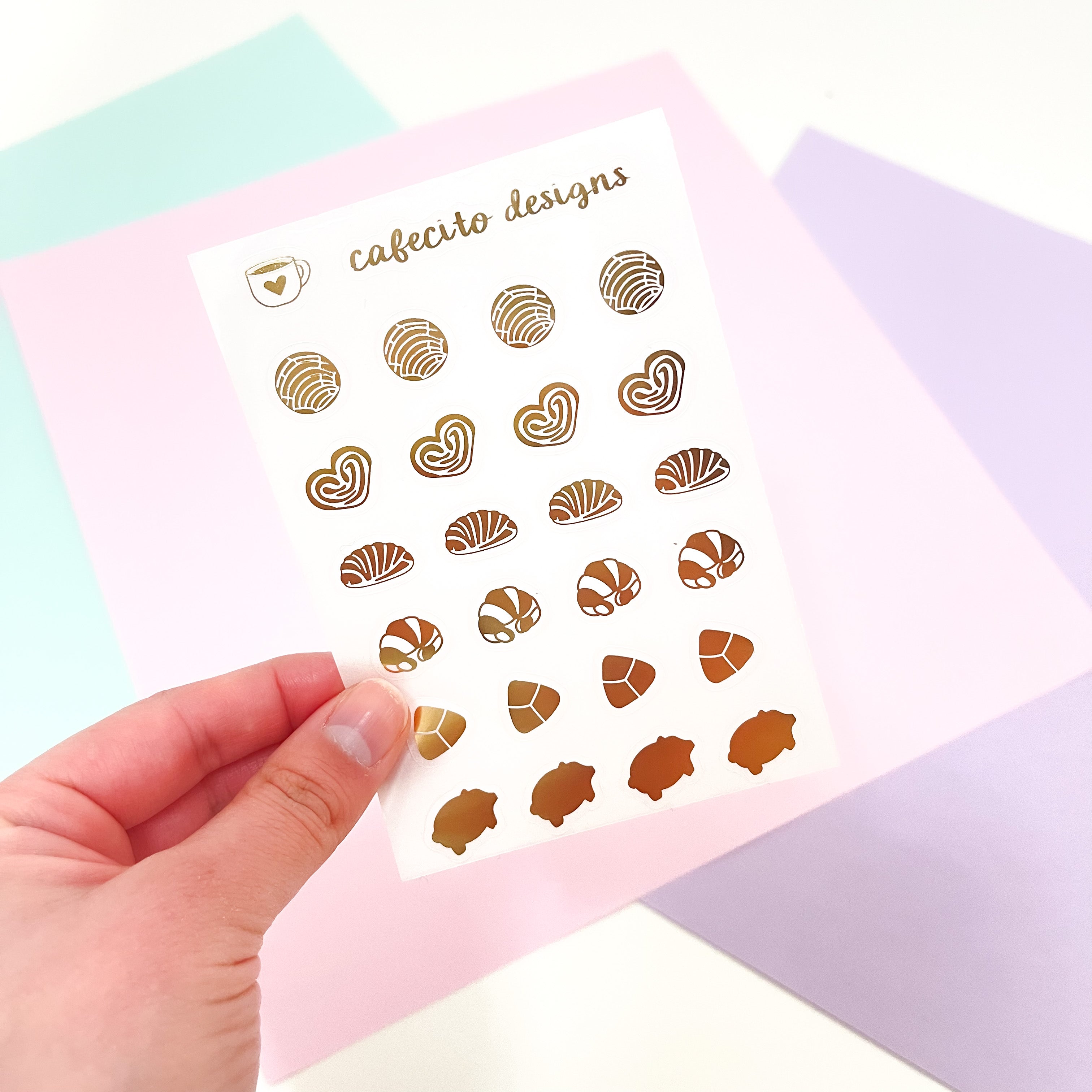 Pan Dulce | Mini Deco Foil Stickers