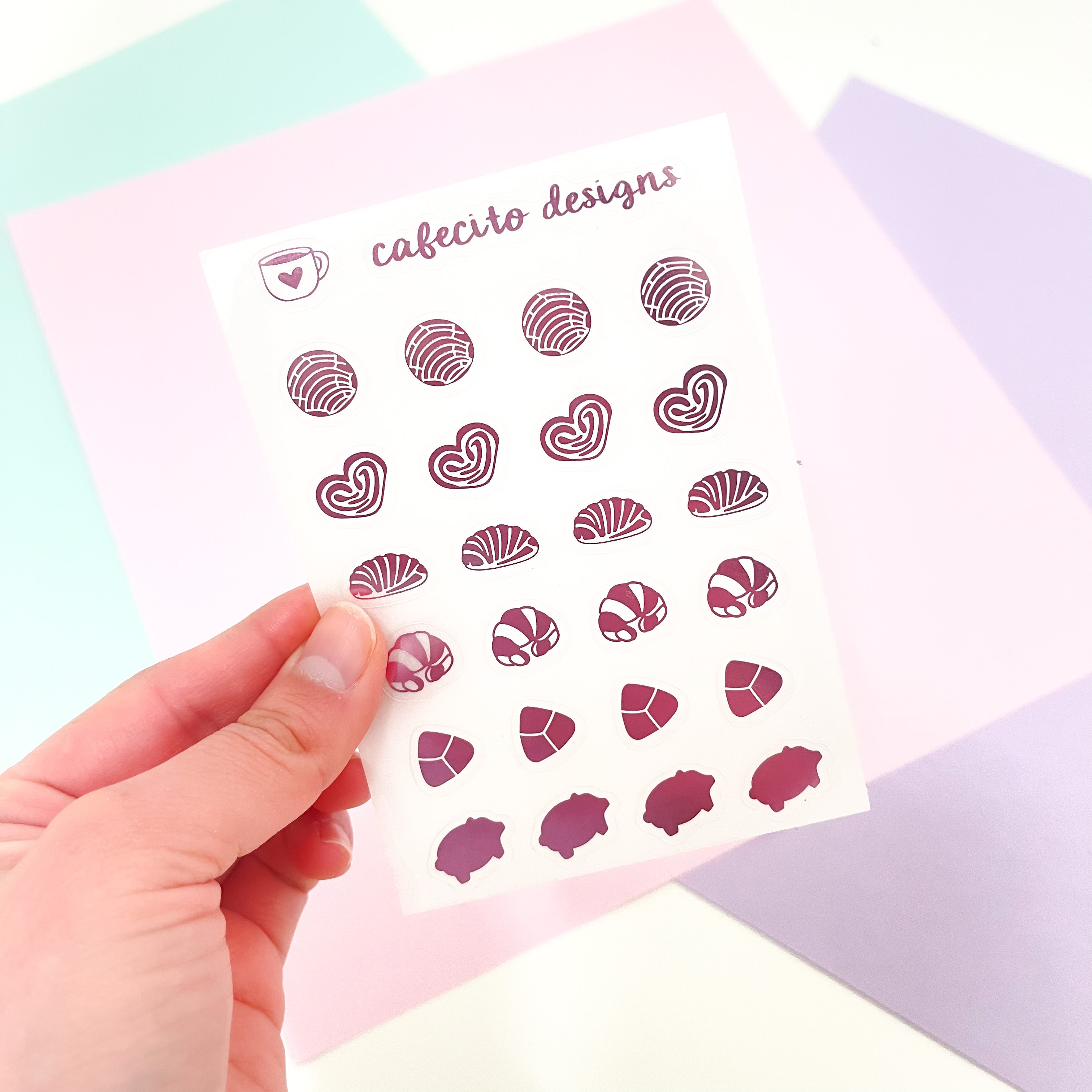 Pan Dulce | Mini Deco Foil Stickers
