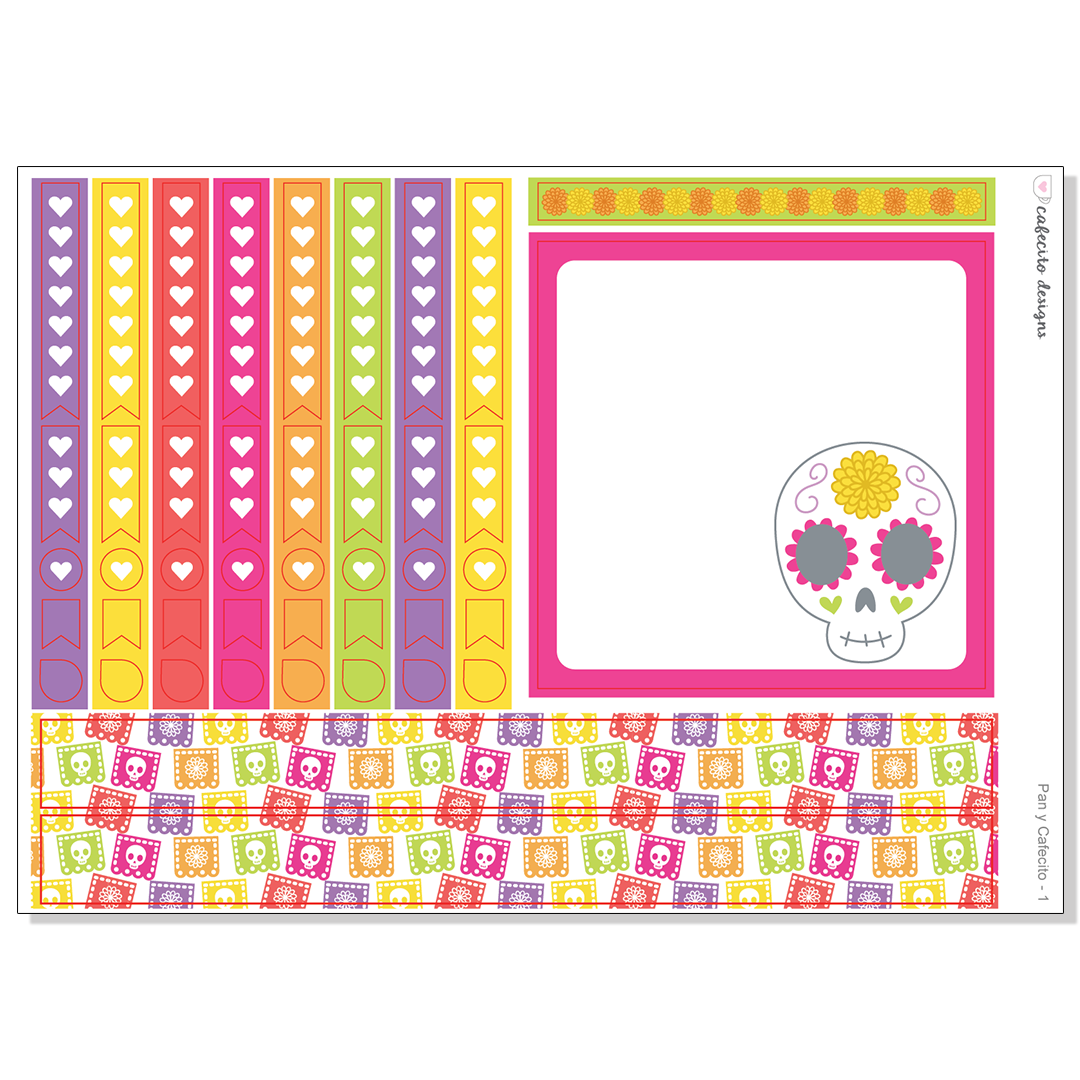 Dia de los Muertos - Functional Stickers