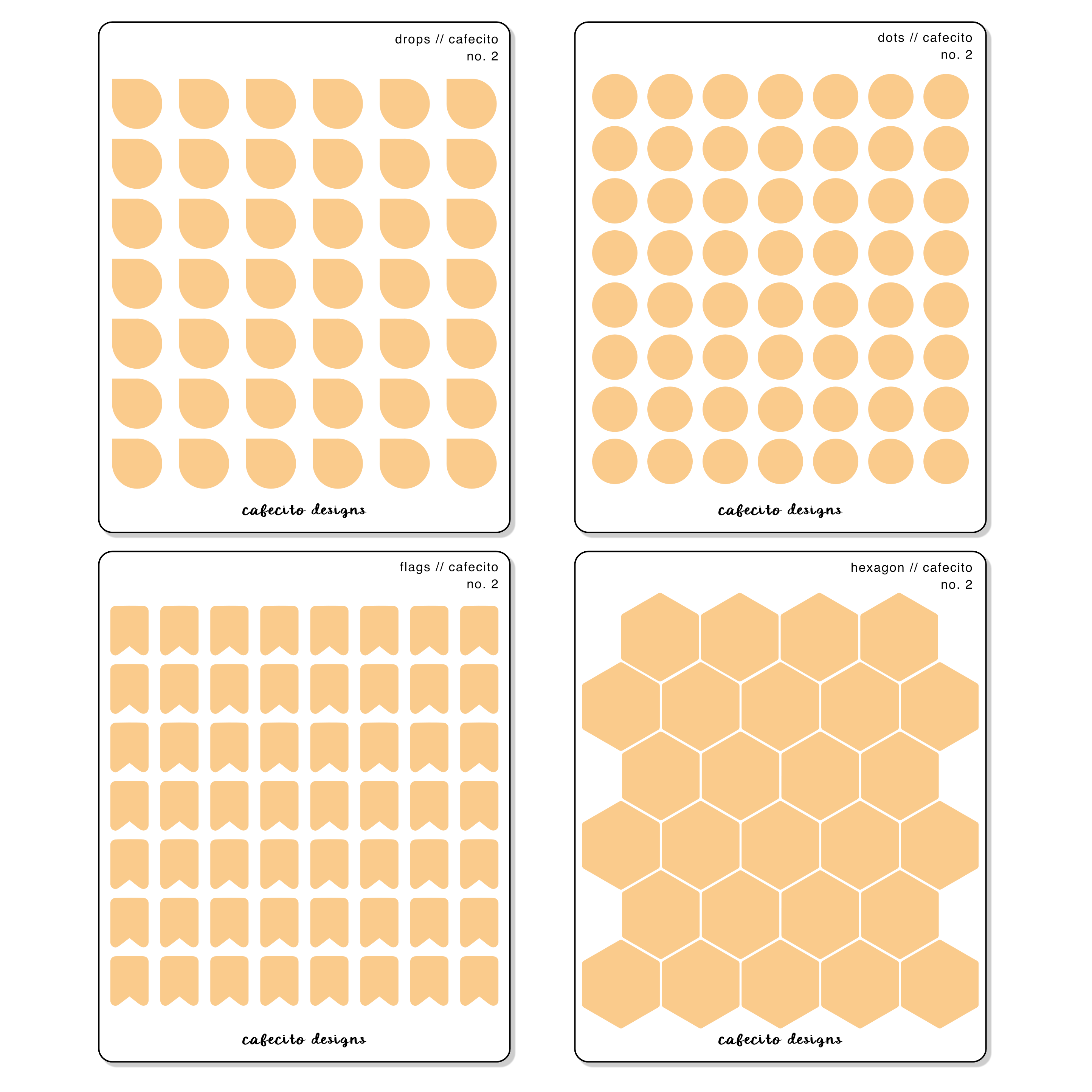 Cafecito - Transparent Sticker Sheet