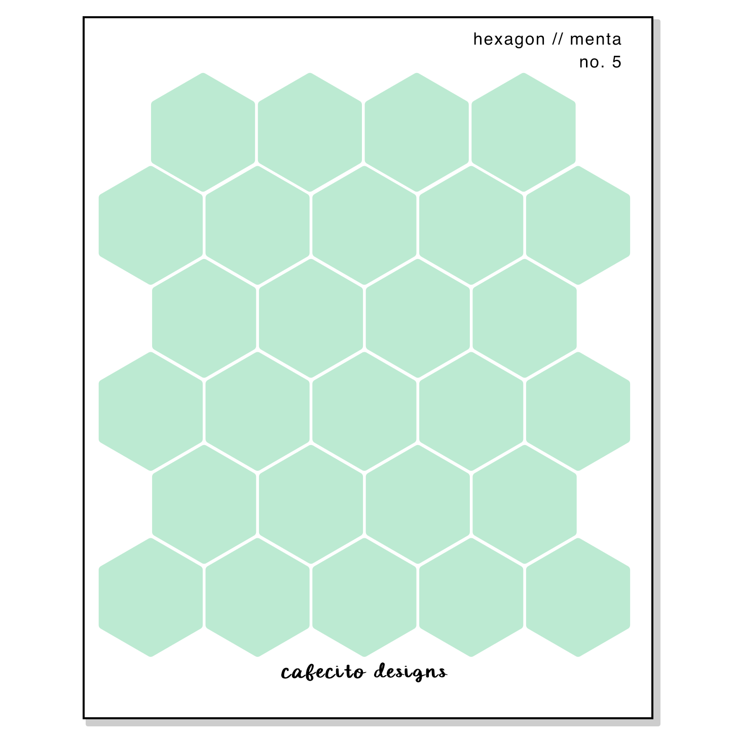 Menta - Transparent Sticker Sheet