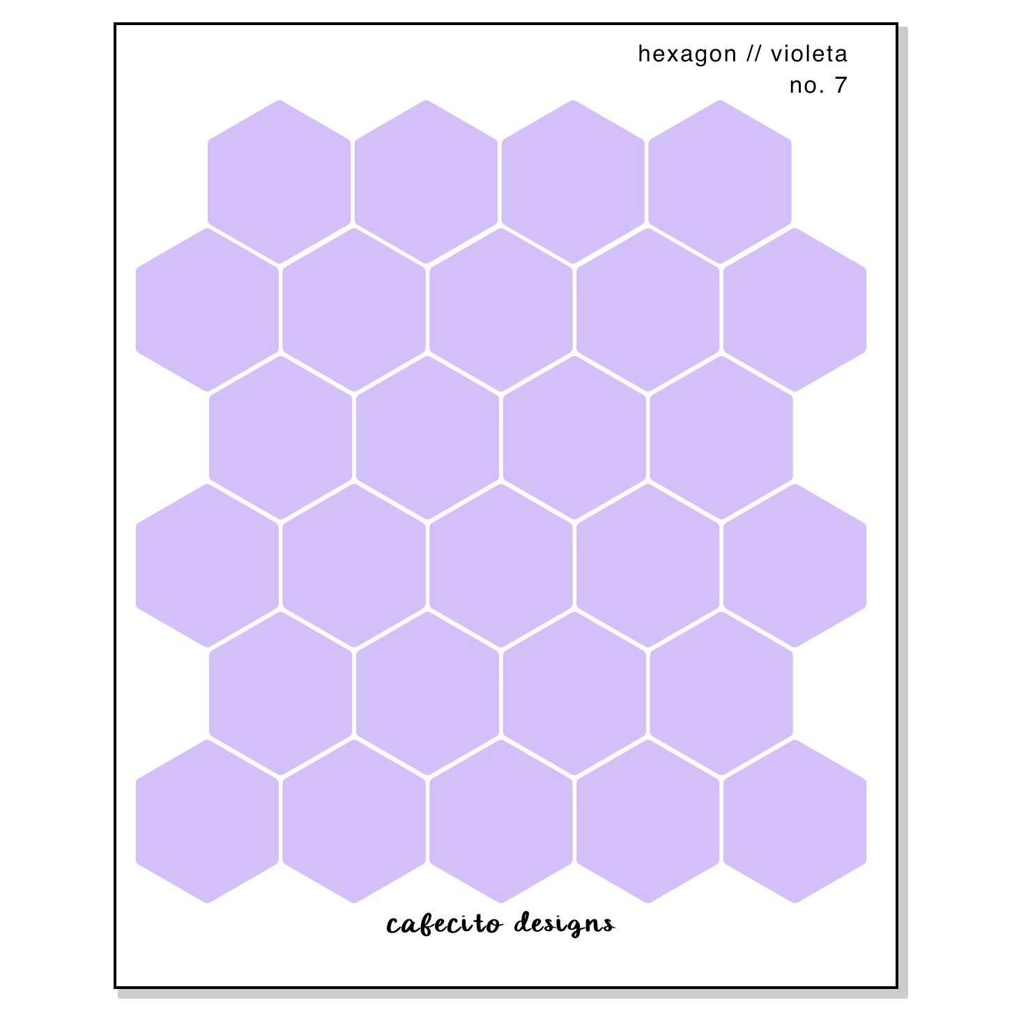 Violeta - Transparent Sticker Sheet