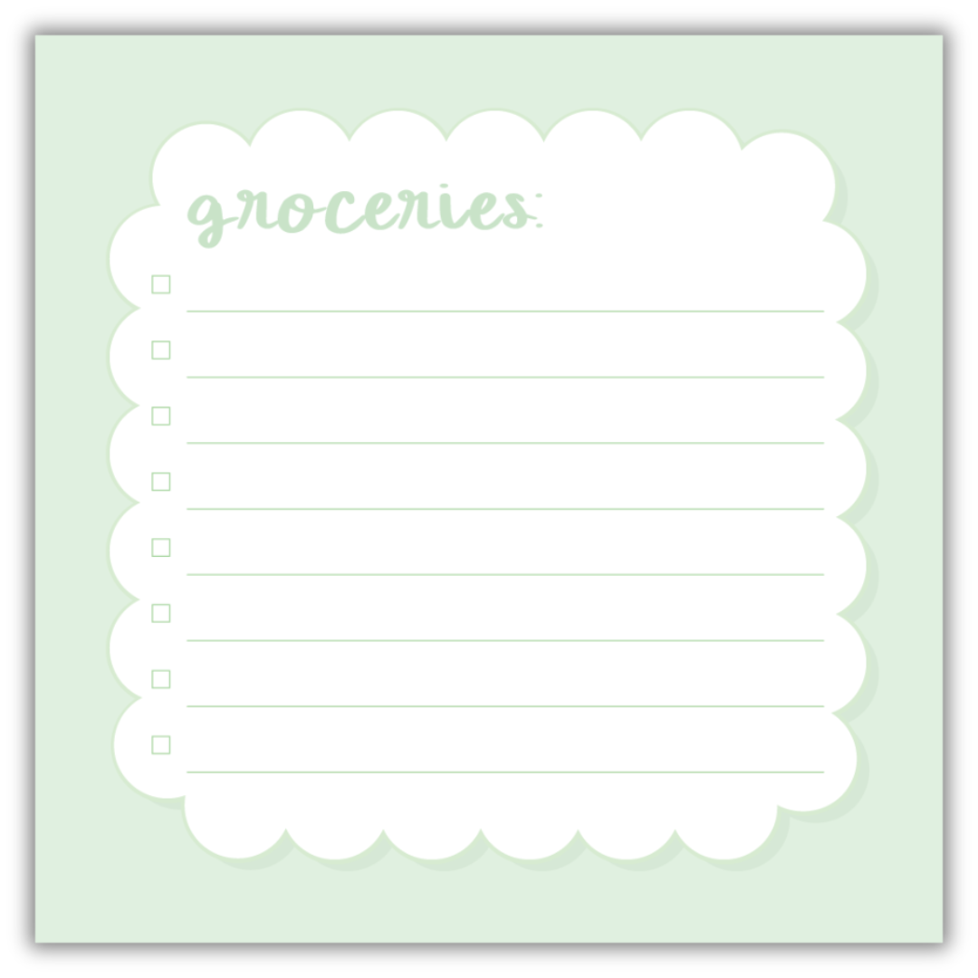 Groceries -  Sticky Notes