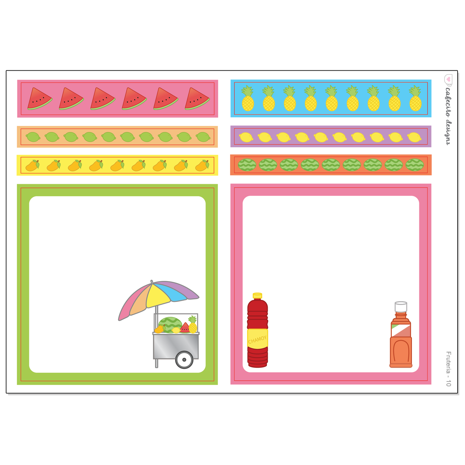 Fruteria - Functional Stickers