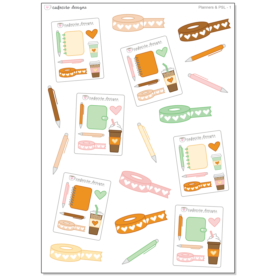 Planners &amp; PSL - Deco Sticker Sheet