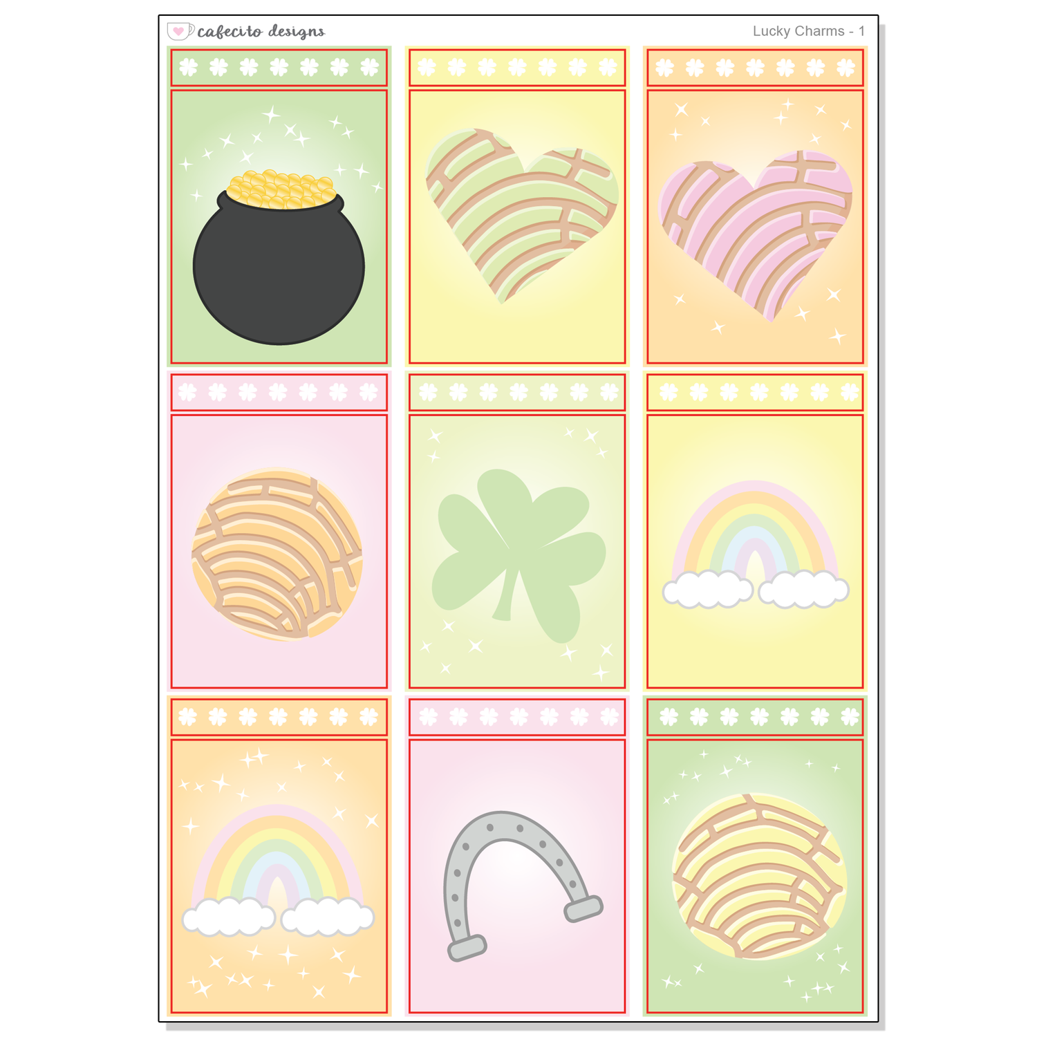 Lucky Charms - Functional Stickers