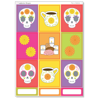 Dia de los Muertos - Functional Stickers