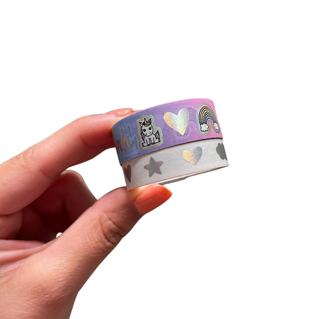 Rainbow Unicorn Washi Tape Bundle