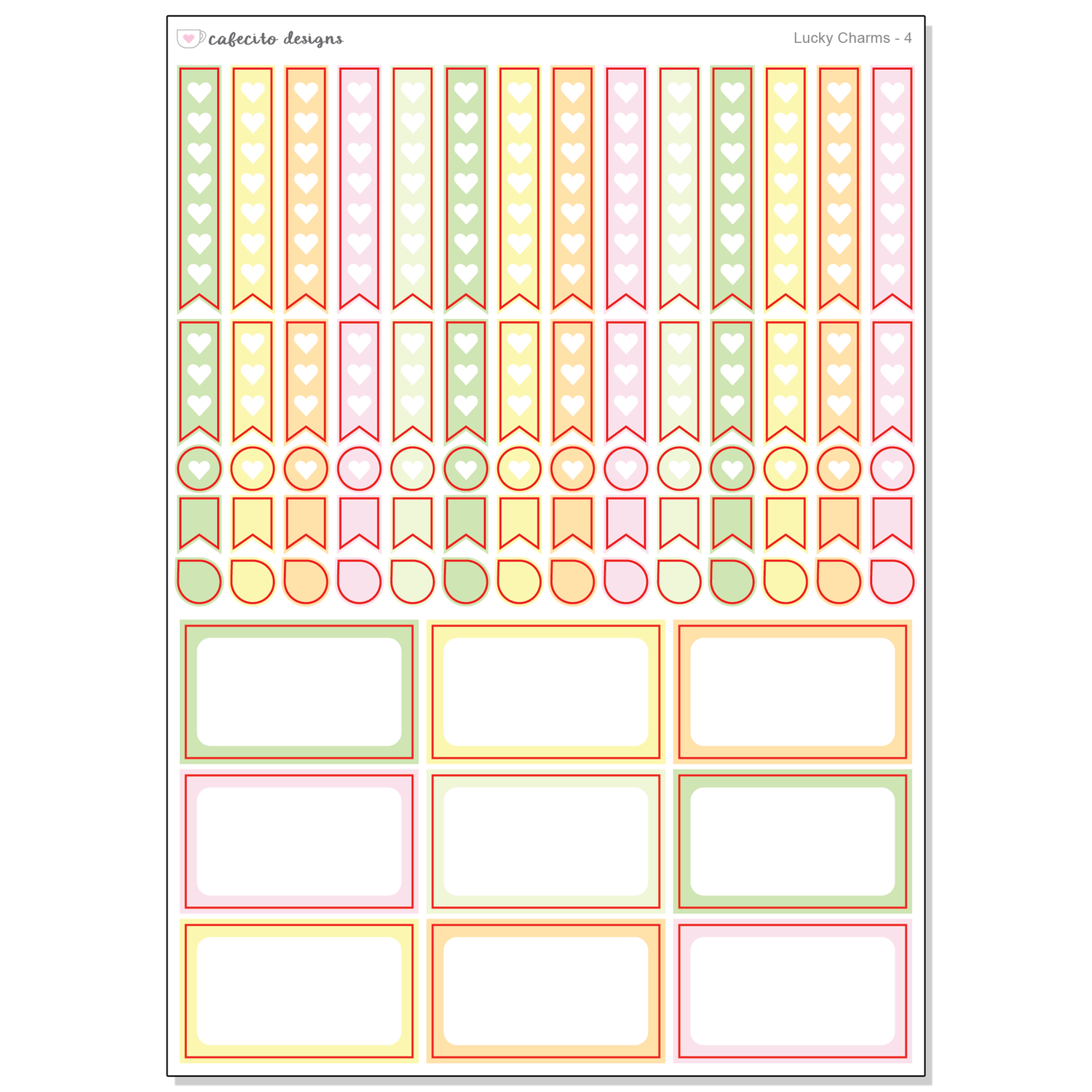 Lucky Charms - Functional Stickers