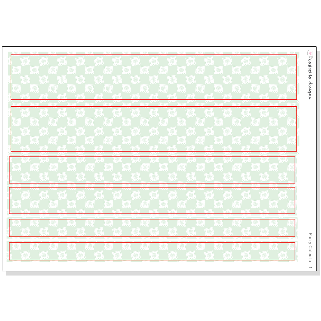 Pan y Cafecito - 10 Page Sticker Kit