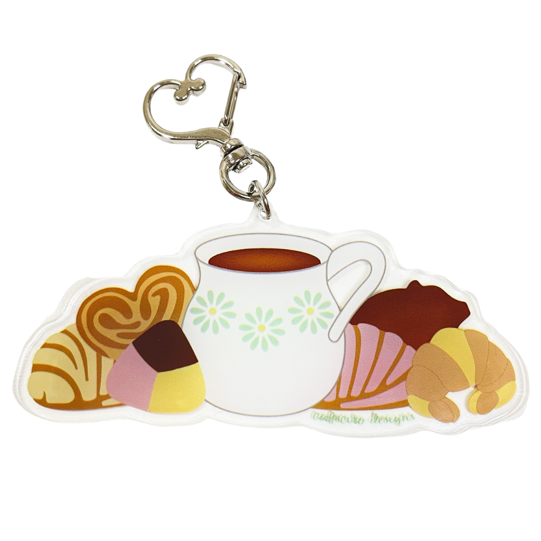 Pan y Cafecito - Keychain