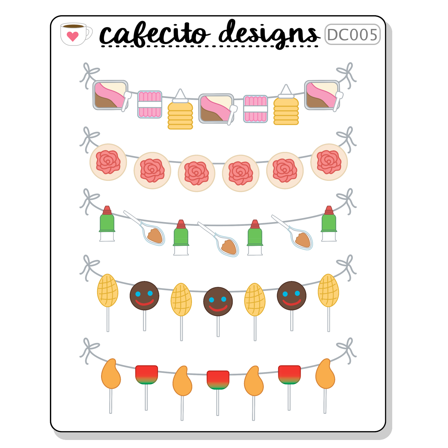 Dulceria - Deco Sticker Sheets