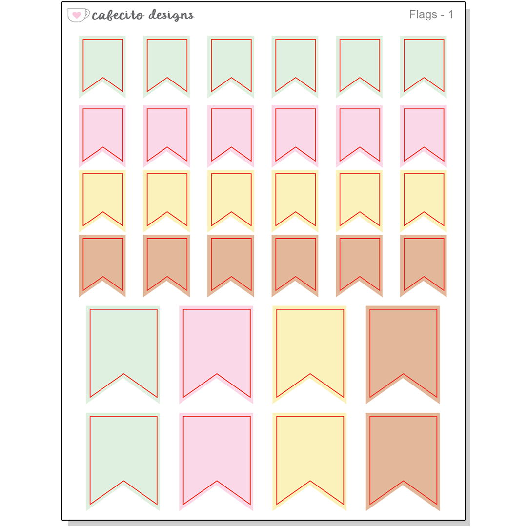 Pan y Cafecito - Washi Sticker Sheet