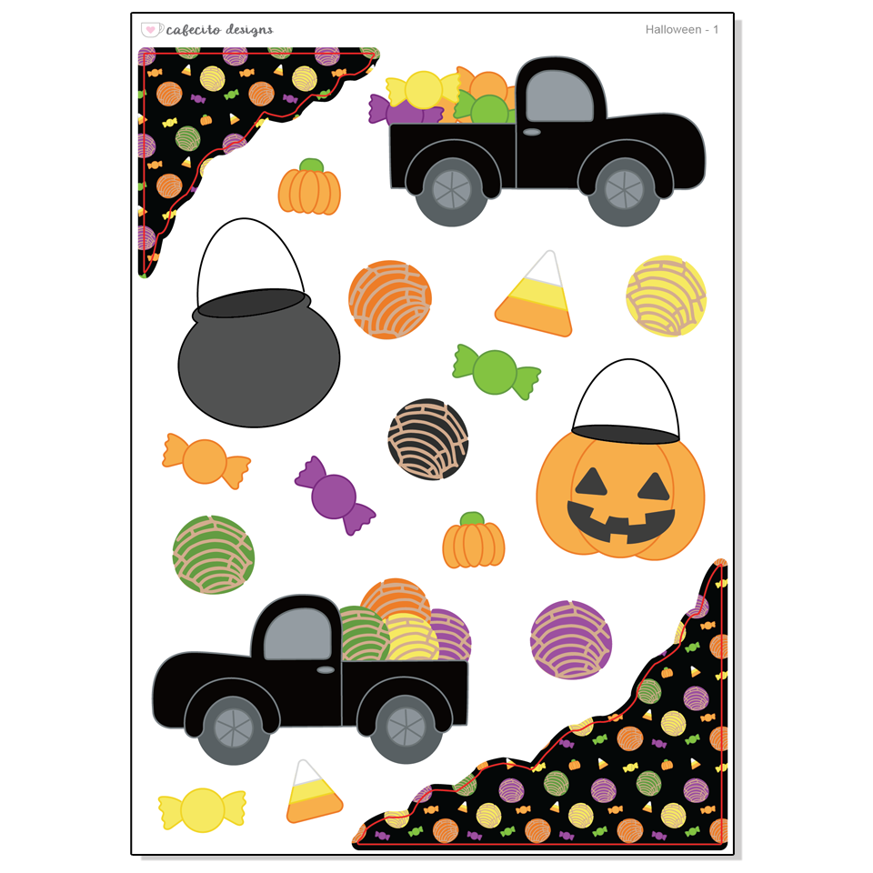 Halloween - Deco Sticker Sheet