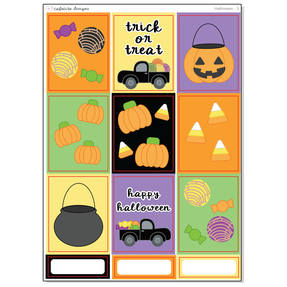Halloween - Functional Stickers