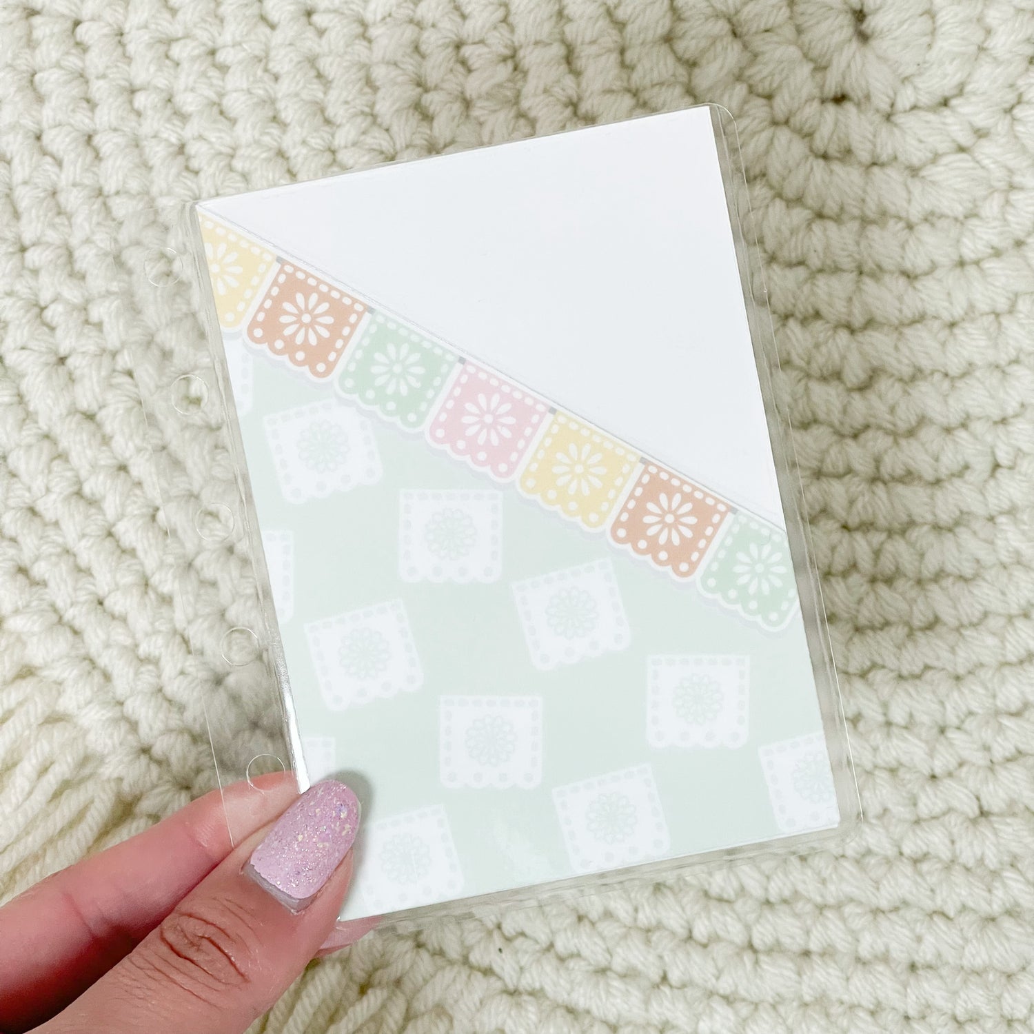 A7 Horizontal Cash Envelope - Papel Picado