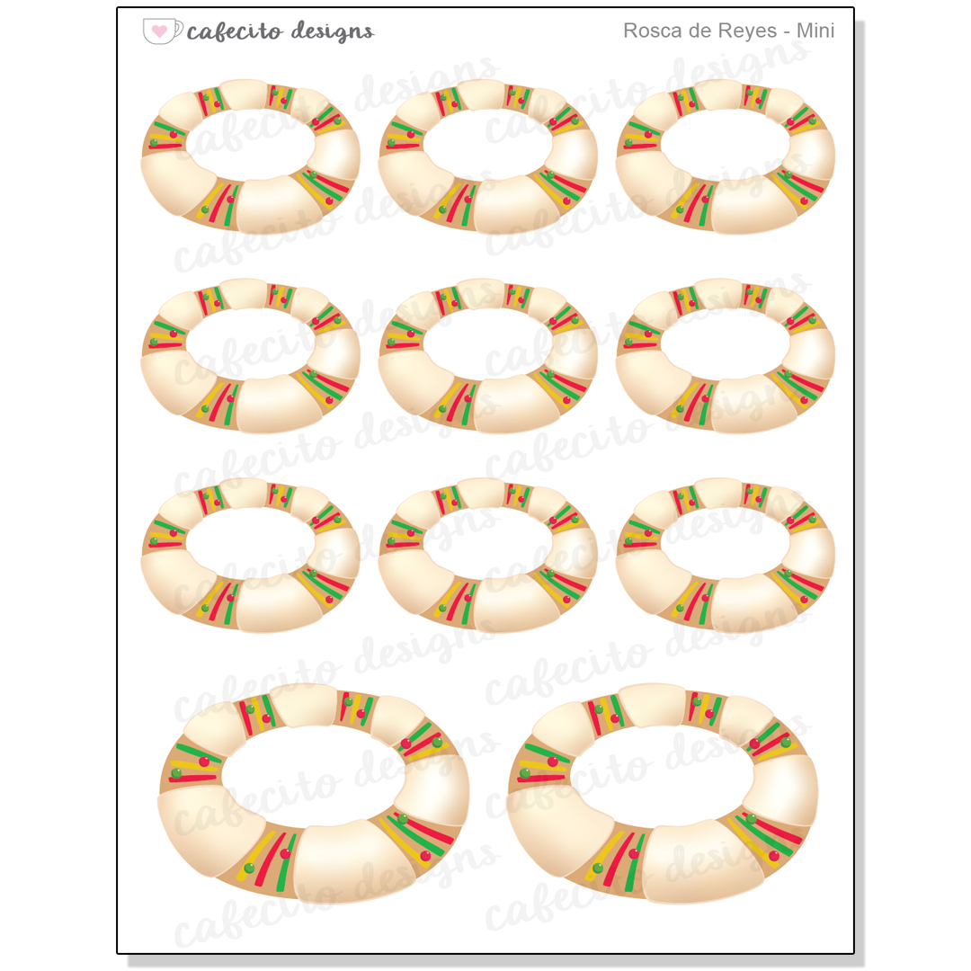 Rosca de Reyes - Mini Deco Sticker Sheet