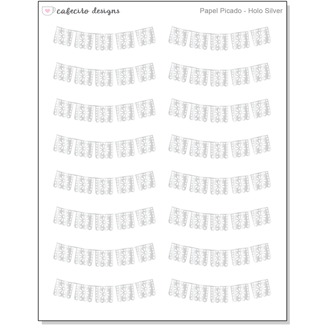 Papel Picado - Sticker Sheet