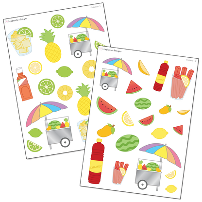 Fruteria - Deco Sticker Sheet