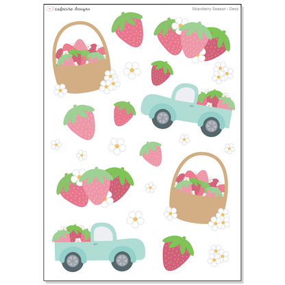 Strawberry Season - Sticker Kit