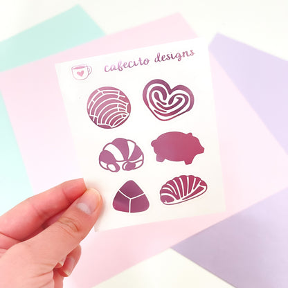 Pan Dulce | Large Deco Foil Stickers