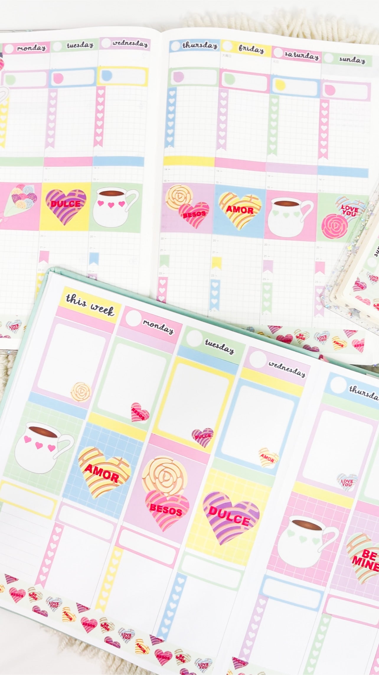 Be My Pan Dulce - Hobonichi COUSIN Functional Stickers