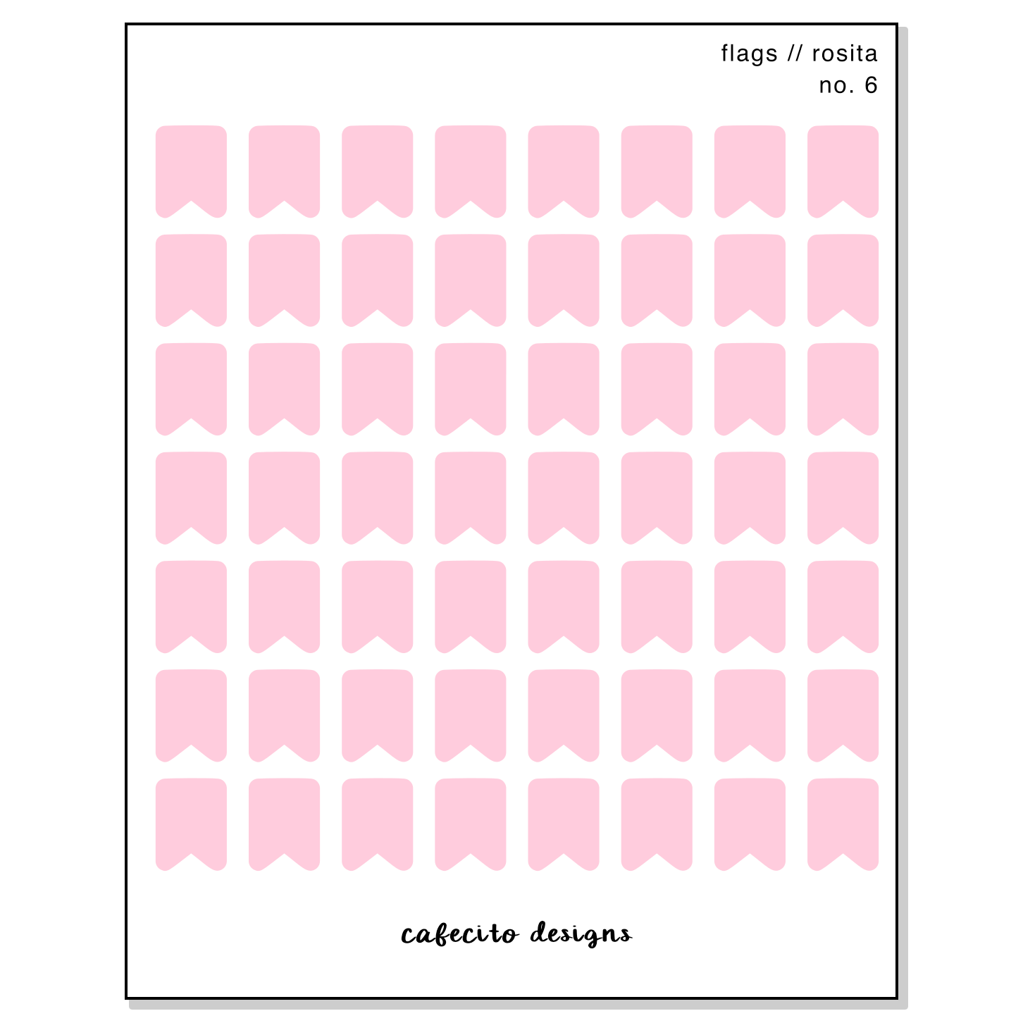 Rosita - Transparent Sticker Sheet