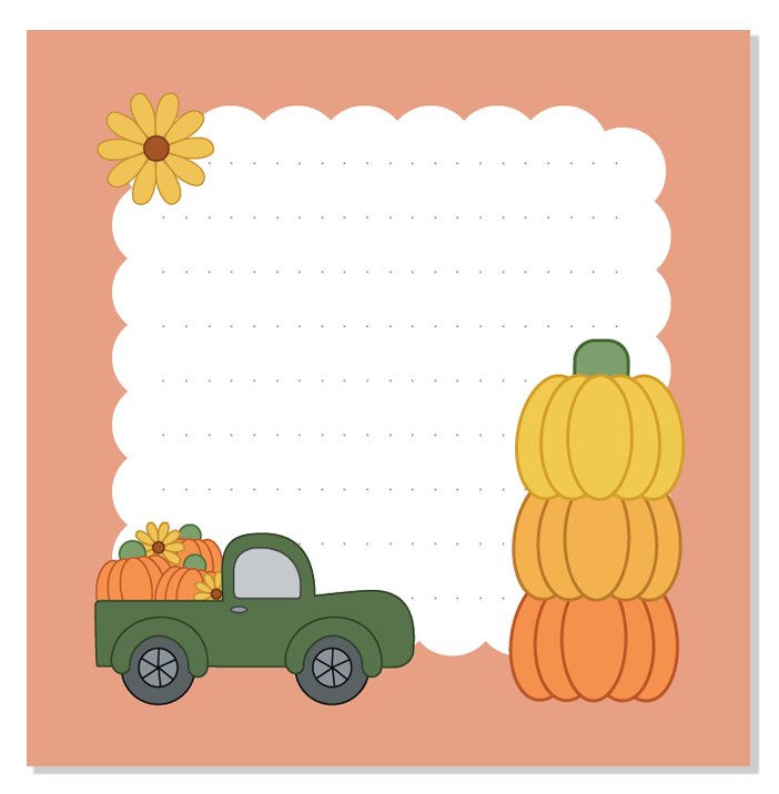 Fall Vibes - Sticky Notes
